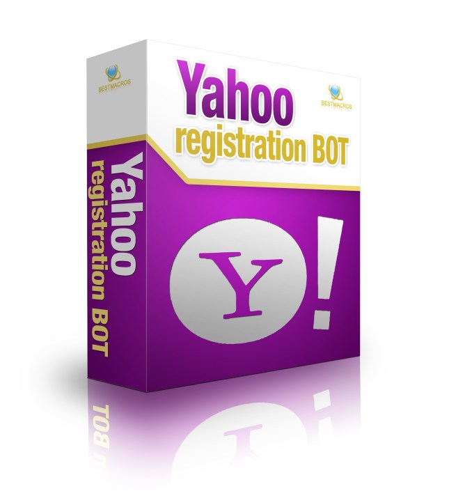 Yahoo registration bot